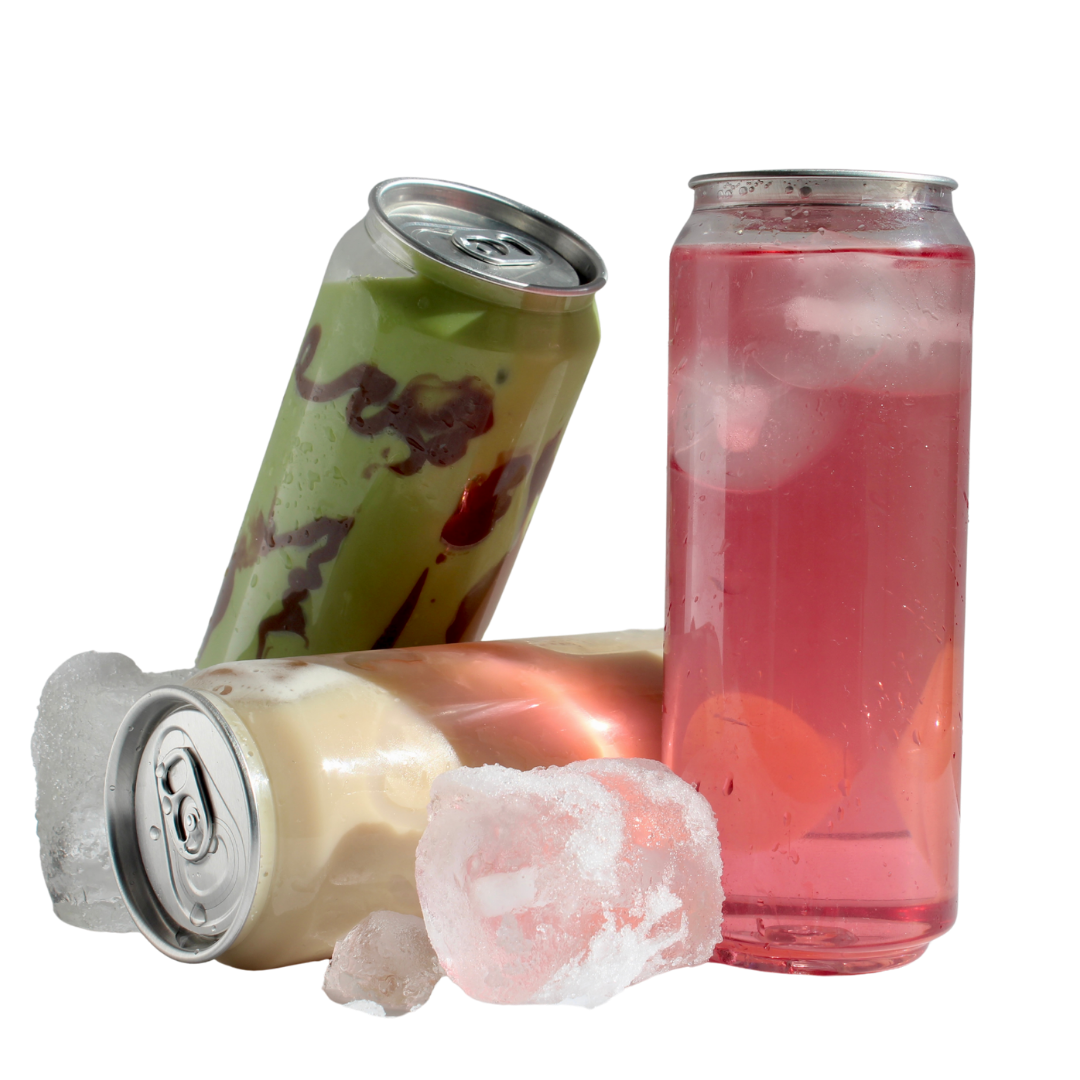 Latas de Kairos con hielo
